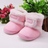 WEIXINBUY winter baby boys girls shoes russia winter infants warm shoes Faux fur girls baby booties Leather boy baby boots
