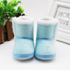 WEIXINBUY winter baby boys girls shoes russia winter infants warm shoes Faux fur girls baby booties Leather boy baby boots