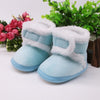 WEIXINBUY winter baby boys girls shoes russia winter infants warm shoes Faux fur girls baby booties Leather boy baby boots