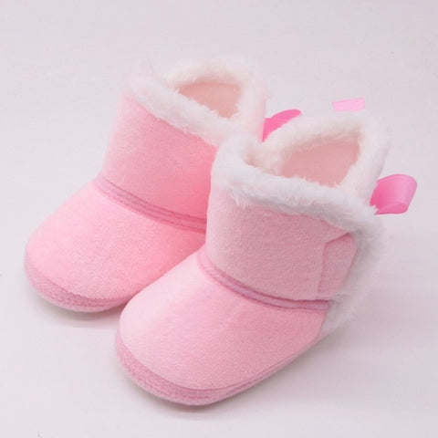 WEIXINBUY winter baby boys girls shoes russia winter infants warm shoes Faux fur girls baby booties Leather boy baby boots