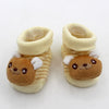 Excellent Quality Baby Girl Foot Socks Funny Happy Socks Newborn Rubber Anti Slip Socks